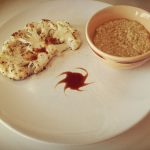 Cavolfiore al limone con salsa tofu al curry